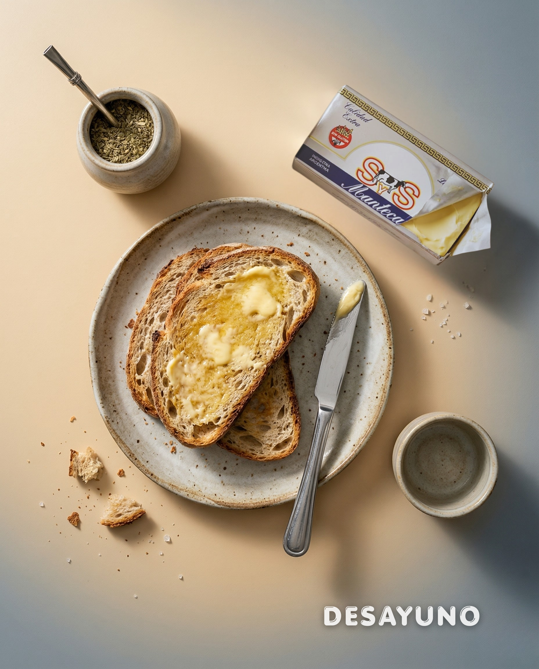 Manteca Servio: elaborada con crema pura, sin aditivos ni análogos