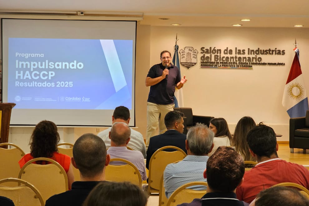 Lácteos Servio presente en el programa "Impulsando HACCP" -  Gobierno de Córdoba.